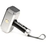 XR Brands Masturbator s funcijo sesanja - Thunder, srebrno/črn | Shoptok.si