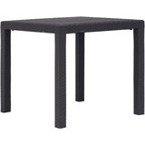vidaXL Vrtni stol smeđi 79 x 79 x 72 cm plastika s izgledom ratana Cijene