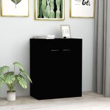 vidaXL Komoda crna 60 x 30 x 75 cm od konstruiranog drva Cijene