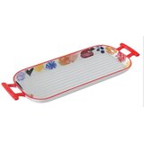 ASCH Vatrostalna posuda 6140, 32,5X27X3cm, Pravougaona, Belo-crvena | Eponuda.com