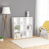 Furnova Knjižna omara bela 98x29x97,5 cm inženirski les, (21932742) Cene