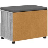  Haldna klop z blazino s predalom Siva Sonoma 60 x 38 x 46 cm, (5000155694) | Shoptok.si