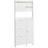SoBuy Omarica za čevlje Shranjevanje Bela 83x14x197cm FSR232-W, (5000489654) Cene