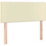  Uzglavlje krem 100 x 5 x 78/88 cm od umjetne kože | shoptok.hr