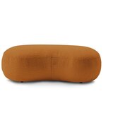 Bobochic Paris Oranžen podstavek za noge iz tkanine bouclé Saint-Germain - Bobochic Paris Cene