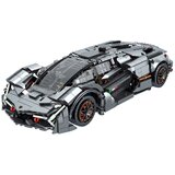 Kockice za slaganje sportskog automobila sa 1356 elemenata - sivi | Shoptok.si