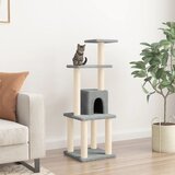  Penjalica za mačke sa stupovima za grebanje svjetlosiva 105 cm | shoptok.hr