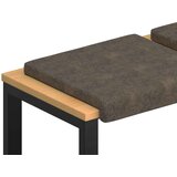  Jastučić za klupu 2 kom. Umjetni sued Tamnosiva Dubina 35 cm | shoptok.hr