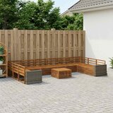  Setovi sofa 11 kom. Čvrsto drvo akacije | shoptok.hr