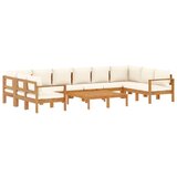  8-dijelna set vrtnih sofa s jastucima masivno bagremovo drvo | shoptok.hr