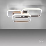 LEUCHTEN DIREKT 14117-55 - LED plafonsko svetlo LED/36W/230V mat hrom | Eponuda.com
