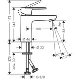 Hansgrohe 71580670 Vernis Blend 100 armatura za umivalnik | Shoptok.si