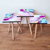 Hanah home 3Shp195 - multicolor multicolor nesting table (3 pieces) | ePonuda.com