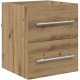 vidaXL Omarica za umivalnik s predalom Umetni hrast 38,5 x 41 x 48 cm | Shoptok.si