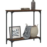  Konzolni stol smeđa boja hrasta 75x30 5x75 cm konstruirano drvo | shoptok.hr