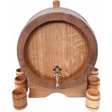  Hrastova bačva 10L + 6 čaša | shoptok.hr