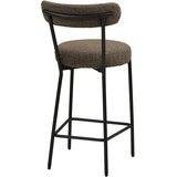 House Nordic Rjav oblazinjen barski stol (višina sedeža 65 cm) Badalona – | Shoptok.si