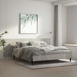 vidaXL Posteljno vzglavje betonsko sivo 240x1,5x80 cm konstruiran les Cene