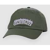 Santa Cruz Burnt Collegiate Kapa s šiltom dark moss Cene