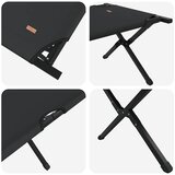  Sklopivi kamperski krevet Crna 210 x 80 x 46 cm Oxford tkanina | shoptok.hr
