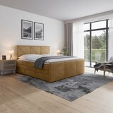 Livetastic BOXSPRING POSTELJA 180 cm x 200 cm , les, kovina, umetna masa, tekstil bež Cene