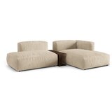 Micadoni Bež/krem kutna garnitura od bouclé tkanine (s desnim kutom) Martina – Home | shoptok.hr