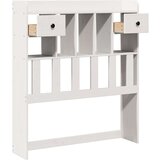  Vzglavje s predelki bela 75 cm trdna borovina, (21532741) | Shoptok.si