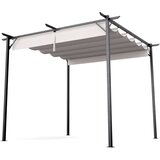Blumfeldt Pantheon Robust, pergola, 3 x 3 m, s bočnim roletama, čelik otporan na vremenske uvjete premazan prahom | shoptok.hr