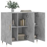  Komoda siva boja betona 90x34x80 cm od konstruiranog drva | Eponuda.com