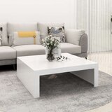  Stolić za kavu bijeli 100 x 100 x 35 cm od iverice | shoptok.hr
