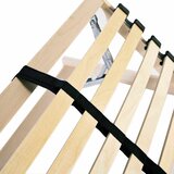 LEŽAJ s letvicama Smeđa 80 x 190 cm Čvrsto drvo bukve | shoptok.hr