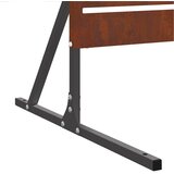  Zaslon za privatnost 100 x 50 x 180 cm Otporni čelik Rđa | shoptok.hr