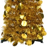 Prigodno umjetno božićno drvce zlatno 120 cm PET | shoptok.hr