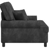  XXL fotelja s jastucima Tamnosiva Tkanina od 1 5 linija - Tamnosiva 85 cm | shoptok.hr