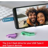 San Disk USB 256GB Ultra Dual Drive Go USB Type-C 400MB/s sivka violičen | Shoptok.si