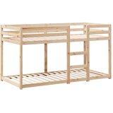 Krevet na kat s krovom 90 x 190 cm od masivne borovine | shoptok.hr