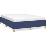 The Living Store Posteljni okvir brez vzmetnice moder 140x200 cm tkanina - Posteljni Okvir, (21524185) | Shoptok.si