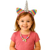  Set jednorogove trake za glavu, uši, rog, ogrlica, šareni | shoptok.hr