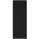 vidaXL ormar za cipele crni hrast 52.5 x 30 x 50 cm konstruirano drvo | shoptok.hr