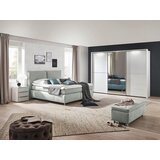 Dieter Knoll POSTELJA BOXSPRING 180 cm x 200 cm , tekstil svetlo siva | Shoptok.si