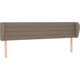  Vzglavje z ušesi taupe 203x23x78/88 cm blago, (20953553) | Shoptok.si