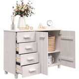  Komoda HAMAR bela 113x40x80 cm trdna borovina, (20656385) | Shoptok.si