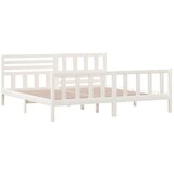  Za krevet od masivnog drva bijeli 200 x 200 cm | shoptok.hr