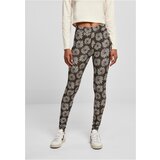UC Curvy Women's Soft Leggings AOP Brown Chamomile | Shoptok.si