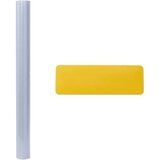  Prozorske folije statične 5 kom matirane sive PVC Slike
