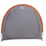 vidaXL Zadnji shranjevalni šotor Siva in oranžna 210 x 90 x 174 cm | Shoptok.si
