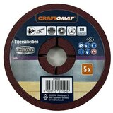 CRAFTOMAT Vlaknasti diski (Premer: 115 mm, Zrnavost: 80, 5 kos) | Shoptok.si