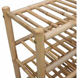  Polica za cipele s policom Prirodna 68 x 28 x 63 cm Bambus | shoptok.hr