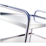 B.PRO Servirni voziček iz nerjavnega jekla BLANCO, 3 police, DxŠxV 900 x 600 x 950 mm | Shoptok.si