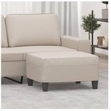  Stolček za noge krem 70x55x41 cm tkanina iz mikrovlaken | Shoptok.si